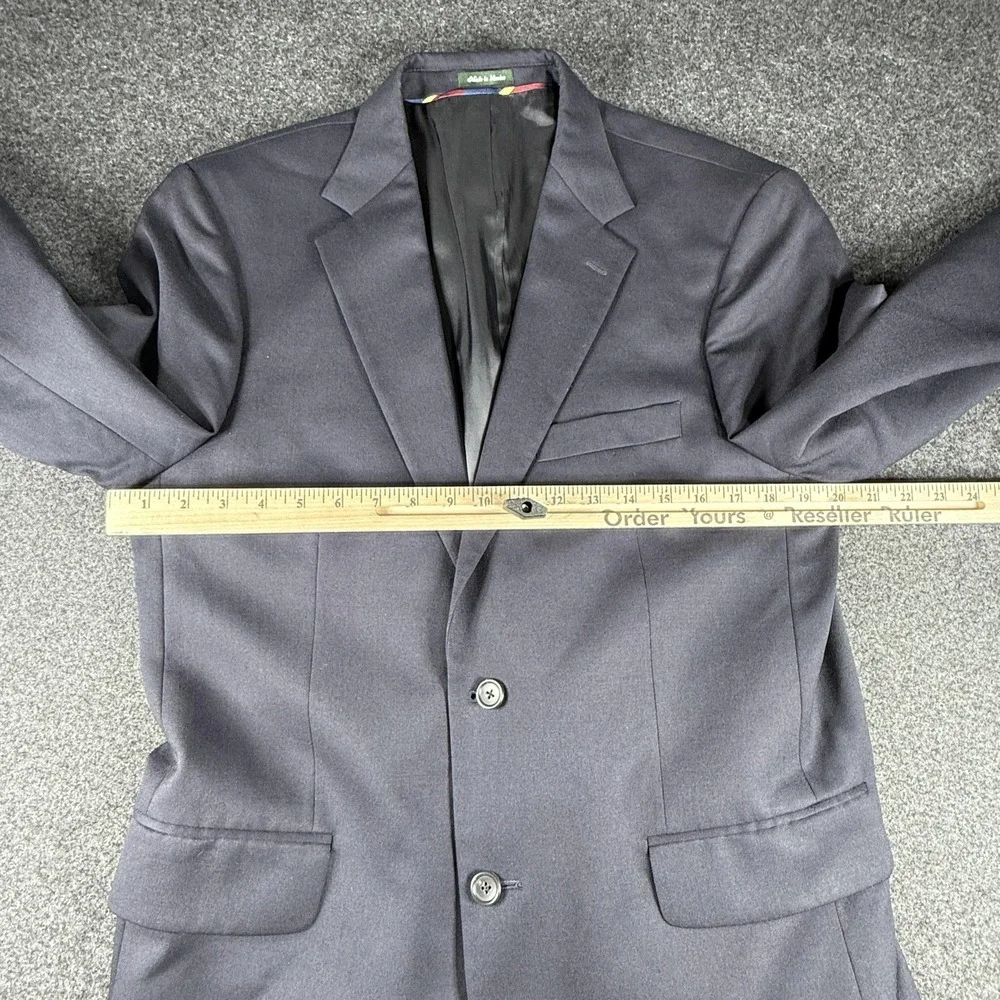 J.Crew Ludlow Slim Fit Navy Blue Wool Blazer 42R Classic Career‎ Structure